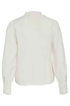 Blusa de manga larga de viscosa