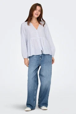 Blusa de rayas manga larga