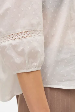 Blusa manga 3/4 de plumeti