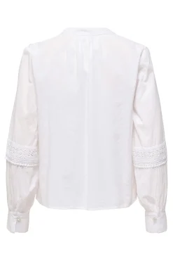 Blusa manga larga bordada