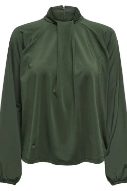 Blusa manga larga fluida