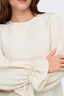 Blusa manga larga fluida