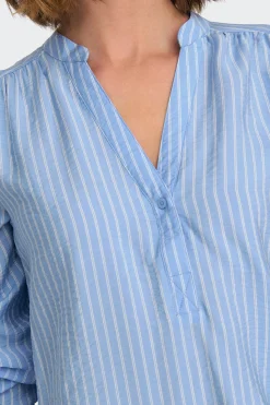 Blusa manga larga fluida