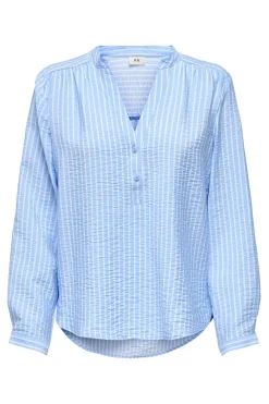 Blusa manga larga fluida