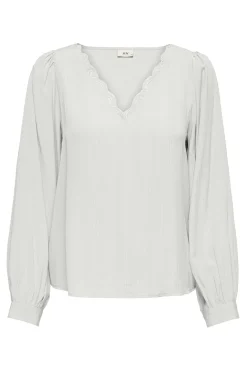 Blusa manga larga fluida