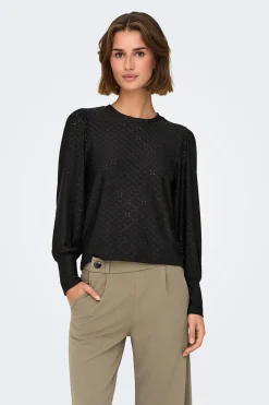 Blusa manga larga fluida