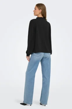 Blusa manga larga fluida