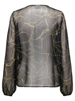 Blusa manga larga lurex