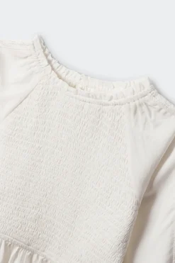 Blusa nido de abeja ni&ntilde;a