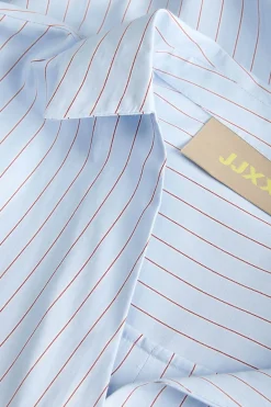 Blusa popel&iacute;n manga larga