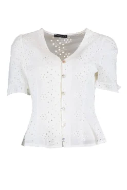 Blusa recta de manga larga