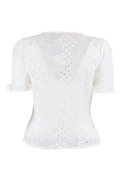 Blusa recta de manga larga