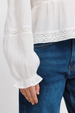 Blusa rom&aacute;ntica blanca