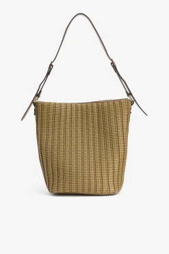 Bolso de Hombro con Textura Grabada