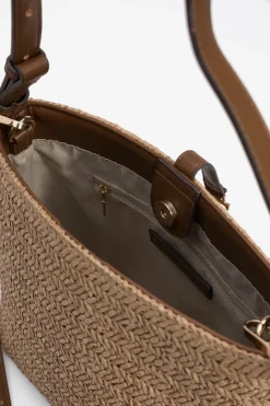 Bolso de paja trenzada
