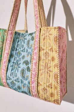 Bolso grande estampado multicolor