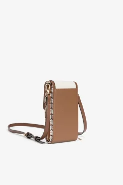 Bolso para M&oacute;vil Efecto Piel Tricolor