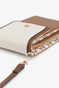 Bolso para M&oacute;vil Efecto Piel Tricolor