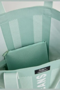 Bolso shopper de malla t&eacute;cnica