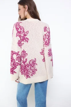 Bomber punto jacquard