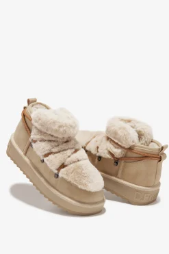 Botines Nordic bajos con forro de pelo interior