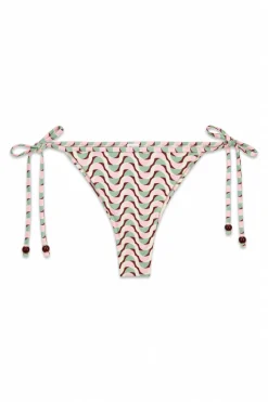 Braga bikini basileña estampado geométrico