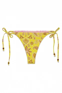 Braga bikini tanga estampado multicolor