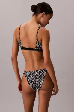 Braga de bikini cadera estampada
