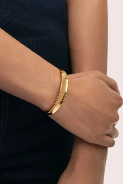 Brazalete Easy Acero Ba&ntilde;o Oro