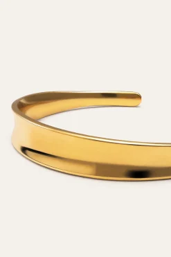 Brazalete Easy Acero Ba&ntilde;o Oro