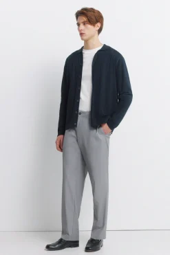 C&aacute;rdigan botones cuello polo