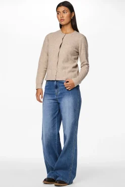 Cárdigan botones cuello redondo