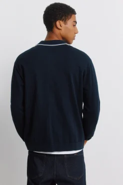 C&aacute;rdigan botones raya vertical