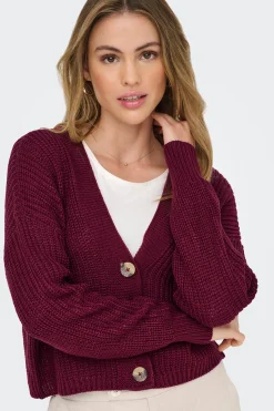 C&aacute;rdigan cierre de botones