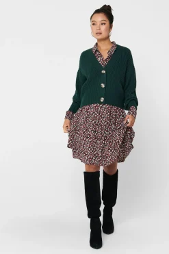 C&aacute;rdigan cierre de botones