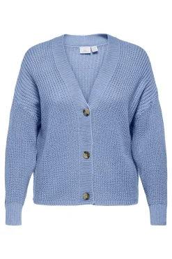 C&aacute;rdigan cierre de botones talla grande