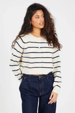 C&aacute;rdigan de punto a rayas