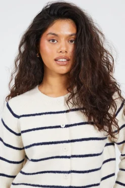 C&aacute;rdigan de punto a rayas