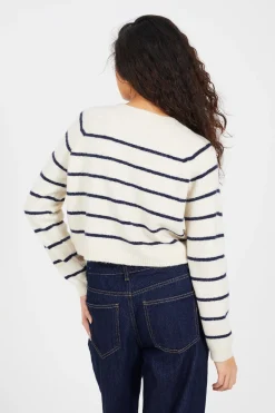 C&aacute;rdigan de punto a rayas