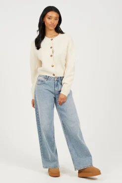 C&aacute;rdigan de punto con botones