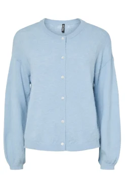 Cárdigan de punto con cuello redondo y manga caída