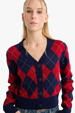 C&aacute;rdigan de rombos