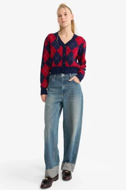 C&aacute;rdigan de rombos