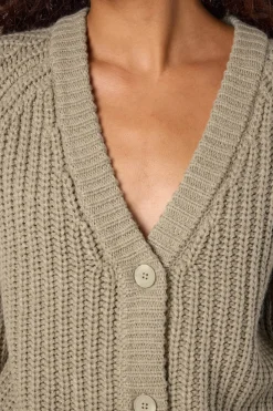 C&aacute;rdigan grueso botones