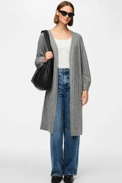 Cárdigan largo de punto