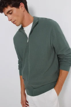 C&aacute;rdigan liso estructura