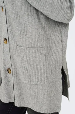 C&aacute;rdigan midi con bolsillos