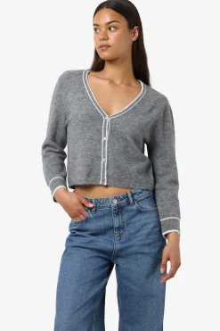 c&aacute;rdigan pico abotonado