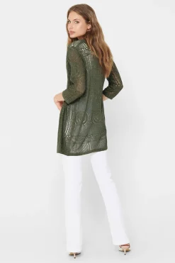 C&aacute;rdigan punto calado