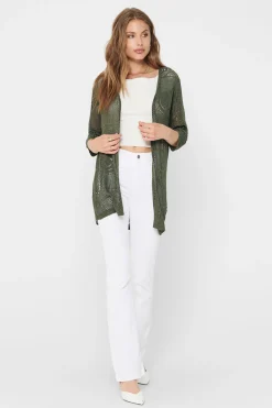 C&aacute;rdigan punto calado